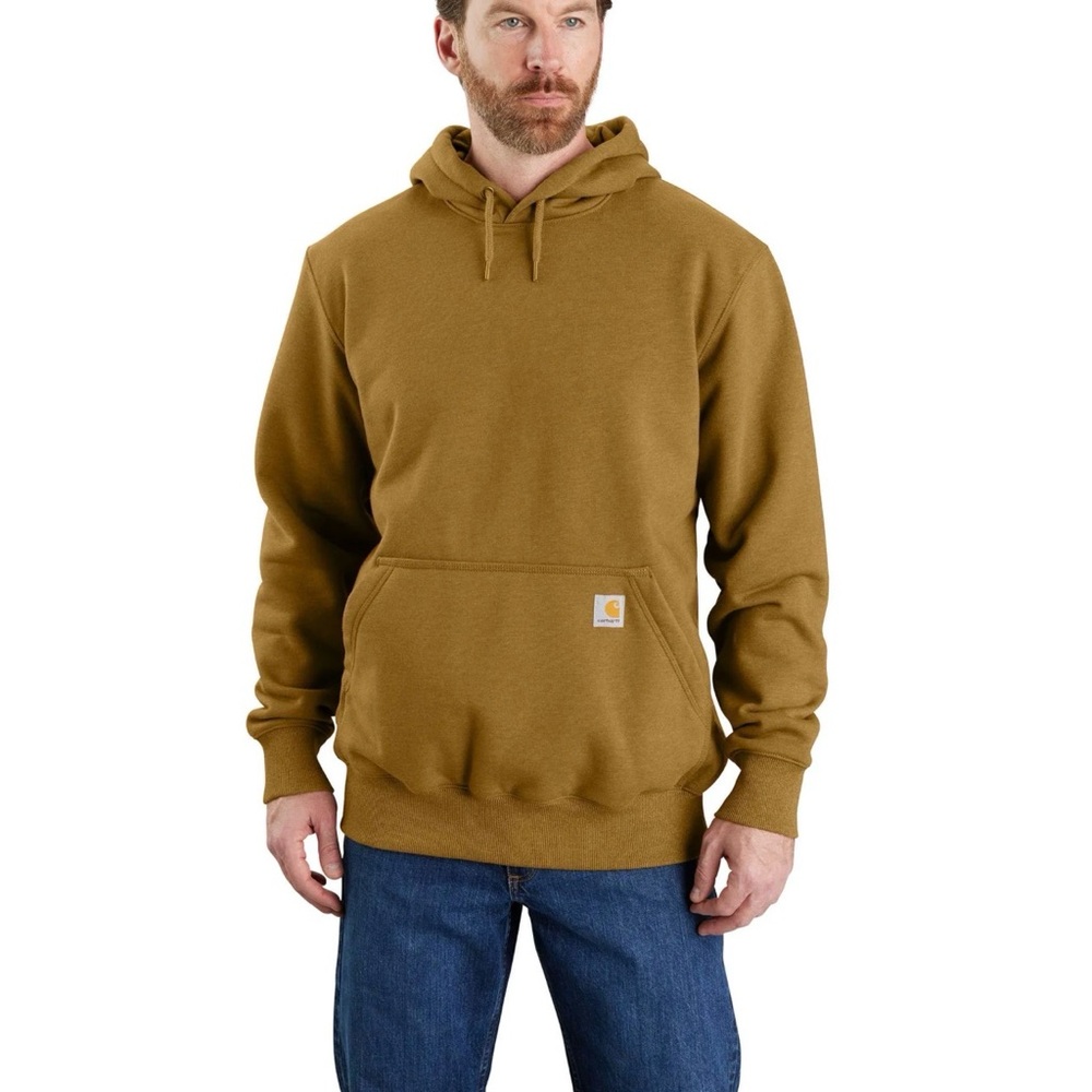 Carhartt Men's‎ Rain Defender LooseFit Heavy Weight Sweatshirt Oak Brown Size XL